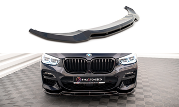 FRONT SPLITTER V.1 for BMW X3 M40d / M40i / M-Pack G01  - Gloss Black