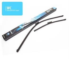Front set dedicated silicon wiperblades Ford Mondeo IV Volvo V40 C70