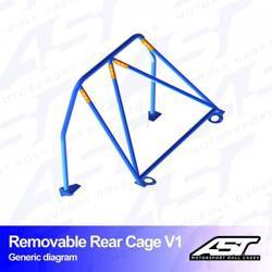 Roll Bar TOYOTA MR-2 (W30) 2-doors Roadster REMOVABLE REAR CAGE V1