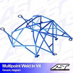 Roll Cage VOLVO 745 5-door Wagon MULTIPOINT WELD IN V4