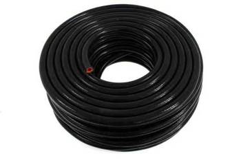 Silicone vacuum braided hose TurboWorks PRO Black 18mm