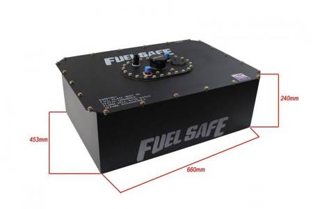 FuelSafe 55L FIA tank with steel cover