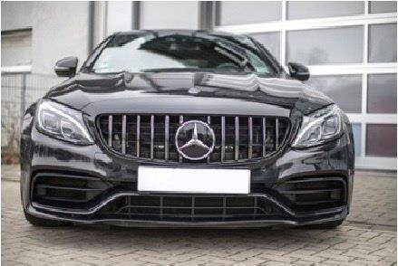 Grill Mercedes Benz W205 C63 GT Look Chrome 19+