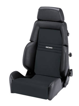 Racing Seat Recaro Expert L (LT/X) Dinamica Black / Artificial leather Black