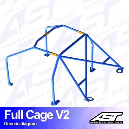 Roll Cage NISSAN 280Z (S30) 3-doors Coupe FULL CAGE V2