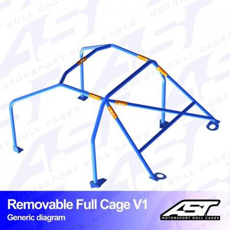 Roll Cage VOLVO 745 5-door Wagon REMOVABLE FULL CAGE V1