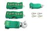 Racing seat belts 4p 3" Green Takata Replica