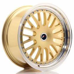 JR Wheels JR10 19x8,5 ET20-35 Blank Gold w/Machined Lip