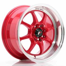 JR Wheels TF2 15x7,5 ET30 4x100/114 Red