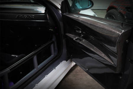 Boczki drzwi SLIDE carbon BMW E92 Lewe