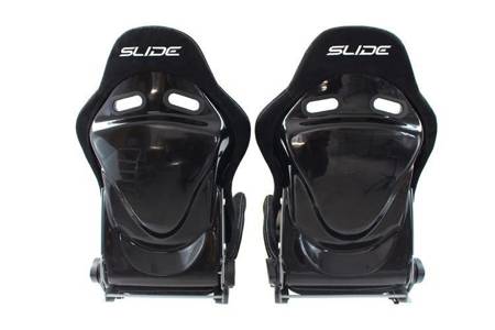 Fotel sportowy SLIDE X3 zamsz Black S